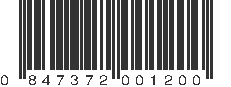 UPC 847372001200