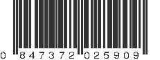 UPC 847372025909