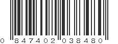 UPC 847402038480