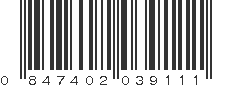 UPC 847402039111