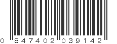 UPC 847402039142