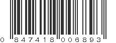UPC 847418006893