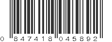 UPC 847418045892