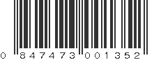 UPC 847473001352