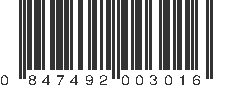 UPC 847492003016