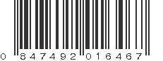 UPC 847492016467