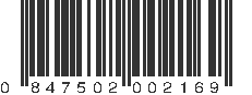 UPC 847502002169