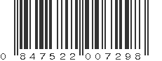 UPC 847522007298