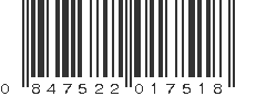 UPC 847522017518