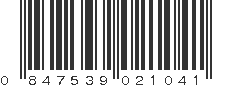 UPC 847539021041