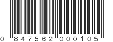 UPC 847562000105