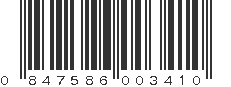 UPC 847586003410