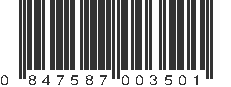 UPC 847587003501