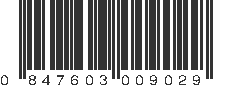 UPC 847603009029