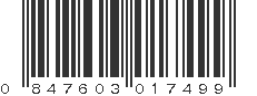 UPC 847603017499