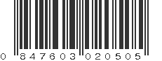 UPC 847603020505