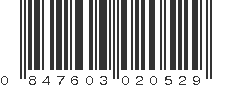 UPC 847603020529