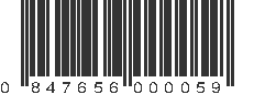 UPC 847656000059