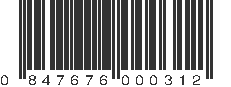 UPC 847676000312