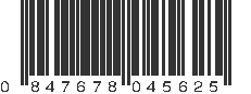 UPC 847678045625