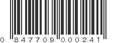 UPC 847709000241