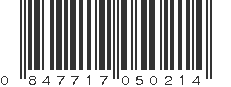 UPC 847717050214