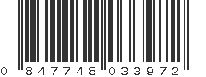 UPC 847748033972