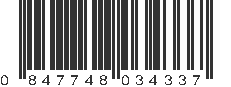 UPC 847748034337