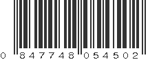 UPC 847748054502