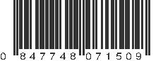 UPC 847748071509