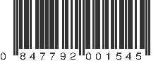 UPC 847792001545