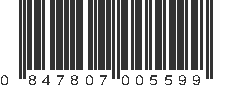 UPC 847807005599