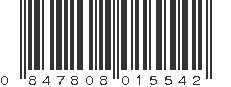 UPC 847808015542