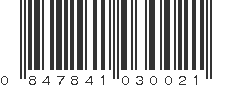 UPC 847841030021