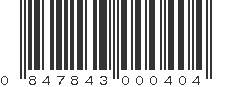 UPC 847843000404