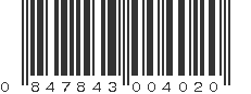 UPC 847843004020