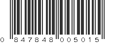 UPC 847848005015