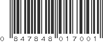 UPC 847848017001