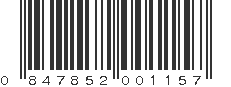 UPC 847852001157