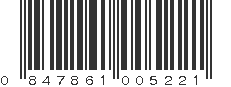 UPC 847861005221