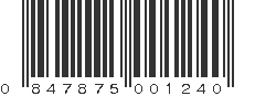 UPC 847875001240