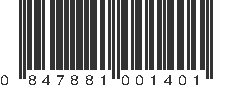 UPC 847881001401