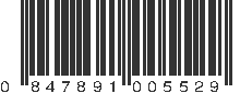 UPC 847891005529