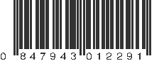 UPC 847943012291