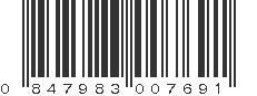 UPC 847983007691