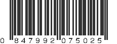 UPC 847992075025