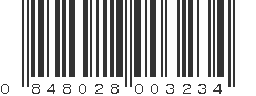 UPC 848028003234