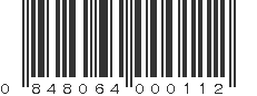 UPC 848064000112