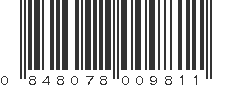 UPC 848078009811