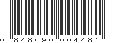 UPC 848090004481